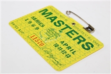1969 Masters Tournament SERIES Badge #11570 - George Archer Winner