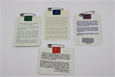 1991, 1992, 1993 & 1994 Masters Tournament SERIES Hologram Badges