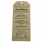 Jack Nicklaus 1964 Golf Clinic & Exhibition at The Beloit County Club Ticket - Beloit, Wisconsin