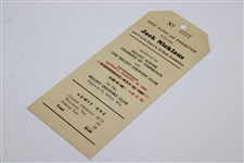 Jack Nicklaus 1964 Golf Clinic & Exhibition at The Beloit County Club Ticket - Beloit, Wisconsin