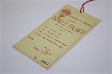 1964 Arnold Palmer Golf Clinic & Match at Evansville Jaycees Pass Ticket #4462