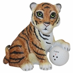 1998 Tiger Woods Foundation Presents “Tiger On The 18th Hole" Boehm Porcelain Tiger