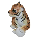 1998 Tiger Woods Foundation Presents “Tiger On The 18th Hole Boehm Porcelain Tiger