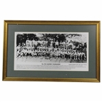 1935 2nd Masters Tournament Field Photo - 60 Players Pictured - Framed