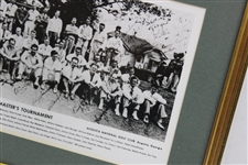 1935 2nd Masters Tournament Field Photo - 60 Players Pictured - Framed