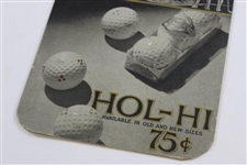 Vintage Hol-Hi Extra Distance Golf Ball Advertising Sign Stand Up