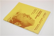 1971 Arnold Palmer Golf Exhibition Program Book & Ticket