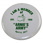 2017 Masters Tournament Commemorative “Arnies Army” Pin