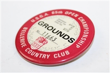 1965 US Open Championship at Bellerive CC Grounds Badge #11663 - Player Grand Slam