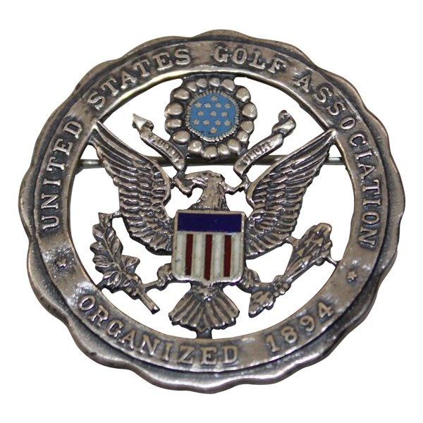 Vintage United States Golf Association Sterling Silver Championship Pin