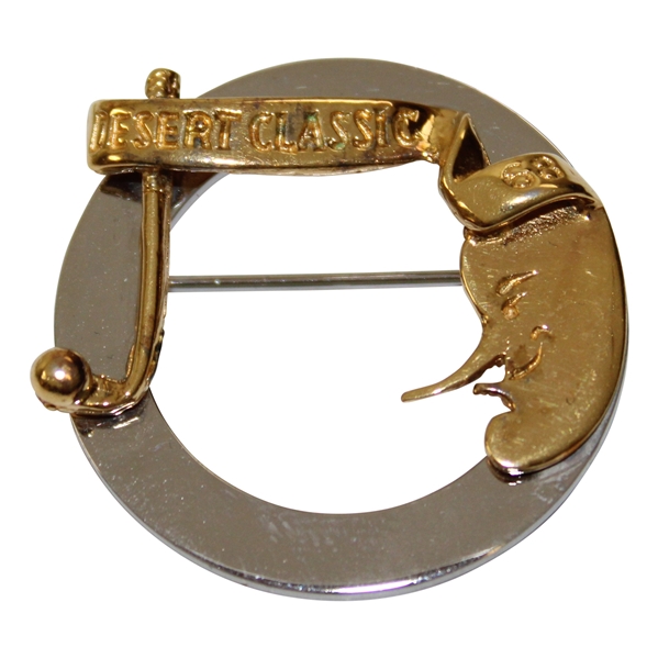 1968 Bob Hope Desert Classic Sterling & Gold Golf Pin