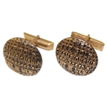 1958 The Ike Championship Round Golf Ball Cufflinks Sponsored by The News