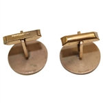 1958 The Ike Championship Round Golf Ball Cufflinks Sponsored by The News