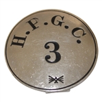 Vintage H.P.G.C Round Caddie Badge #3 