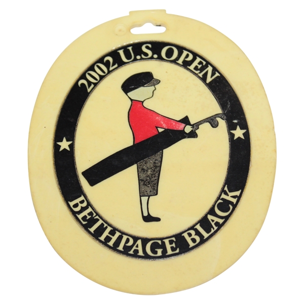 2002 US Open Bethpage Black Bag Tag 