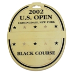 2002 US Open Bethpage Black Bag Tag 