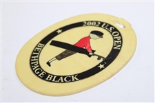 2002 US Open Bethpage Black Bag Tag 