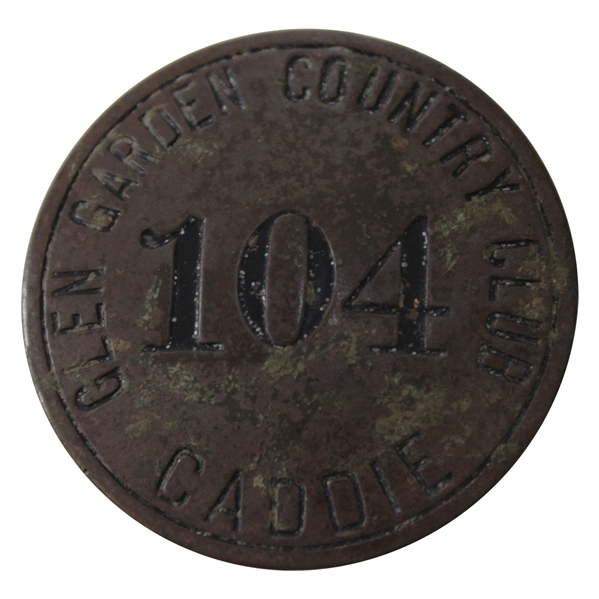 Vintage Glen Garden Country Caddie Badge #104 
