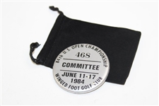 1984 US Open Championship at Wined Foot Committee Badge #468
