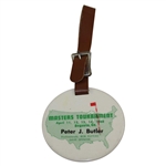 Peter Butler's 1968 Masters Tournament Contestant Bag Tag