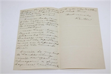 Horton Smith Signed 1930 Handwritten Letter to Mr Gates on The Carolina Letterhead JSA ALOA