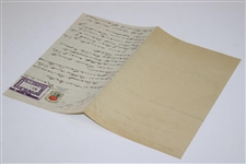 Horton Smith Signed 1930 Handwritten Letter to Mr Gates on The Carolina Letterhead JSA ALOA