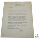 Olin Dutra Signed 1935 Typed Letter to George Jacobus on Personal Letterhead 9/18 JSA ALOA