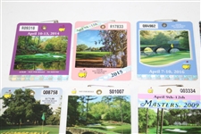 1981-2020 Masters Tournament SERIES Badges - Missing 1983, 1986 & 1997