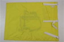 Bubba Watson Huge Signed 2014 Masters Embroidered Flag JSA ALOA - Photo Match