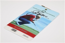 Jack Nicklaus Signed 2010 Memorial Tournament Clubhouse Badge #28645 JSA ALOA