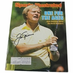 Jack Nicklaus Signed 1986 Sports Illustrated Magazine - April 21st JSA ALOA