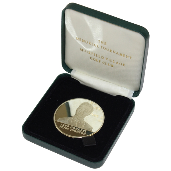 1998 The Memorial Tournament Honoree Peter Thomson Commemorative Coin in Box