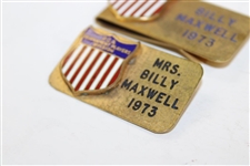 Two (2) Billy Maxwell PGA Tournament Players Division Money Clips - Mr. & Mrs.