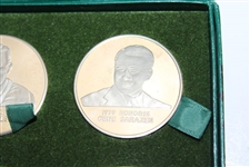 Hagen, Ouimet, Nelson, Sarazen, Vardon & Collett Commemorative Coin Set in Original Box