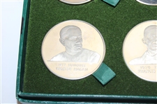 Hagen, Ouimet, Nelson, Sarazen, Vardon & Collett Commemorative Coin Set in Original Box