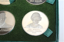 Hagen, Ouimet, Nelson, Sarazen, Vardon & Collett Commemorative Coin Set in Original Box