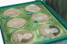 Hagen, Ouimet, Nelson, Sarazen, Vardon & Collett Commemorative Coin Set in Original Box