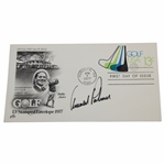 Arnold Palmer Signed 1977 Augusta National Home of The Masters Bobby Jones FDC JSA #XX83697