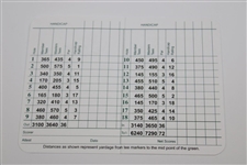 Jack Nicklaus Signed Augusta National Golf Club Scorecard JSA ALOA