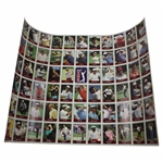 1985 PGA Tour Trading Cards Uncut Card Sheet