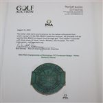 1953 PGA Championship at Birmingham CC Contestant Badge - Walter Burkemo Winner