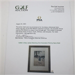 Golfer in Blue Jacket Watching Shot Illustration Print by Harry Eliott