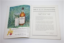 1952 PGA Championship at Big Spring Golf Club Program - Jim Turnesa Winner