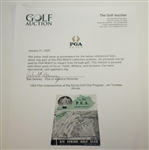 1952 PGA Championship at Big Spring Golf Club Program - Jim Turnesa Winner