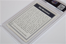 1992 Diamond Sports Memorabilia Hand Cut Phil Mickelson Card #27 PSA NM 7 #70834574