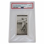 1927 Walter Hagen WA & AC Churchmans Famous Golfers Small Card #13 PSA VG-EX 4 #73024398