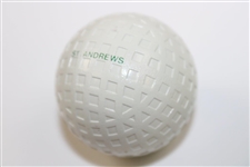 Old St. Andrews Scotch Whiskey w/St. Andrews Square Mesh Reproduction Golf Ball