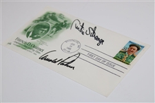 Arnold Palmer & Curtis Strange Signed 1988 Francis Ouimet FDC JSA #AC56149