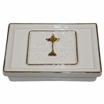 1997 Ryder Cup at Valderrama GC Porcelain Playing Cards Holder by artist Bill Waugh