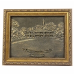 Augusta National Clubhouse AP No. 3 Resin Bronze 1934-1984 by Artist Bill Waugh - Framed